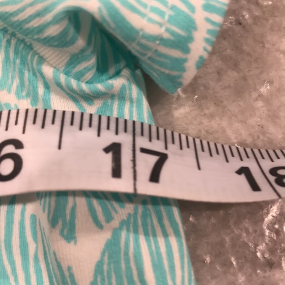 NWT Lauren James Dress Womens M Blue Green Ocean Palm Caroline Beach Resortwear - Picture 9 of 10